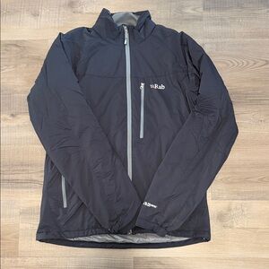 Men's Rab Polartec Alpha Black Strata Jacket